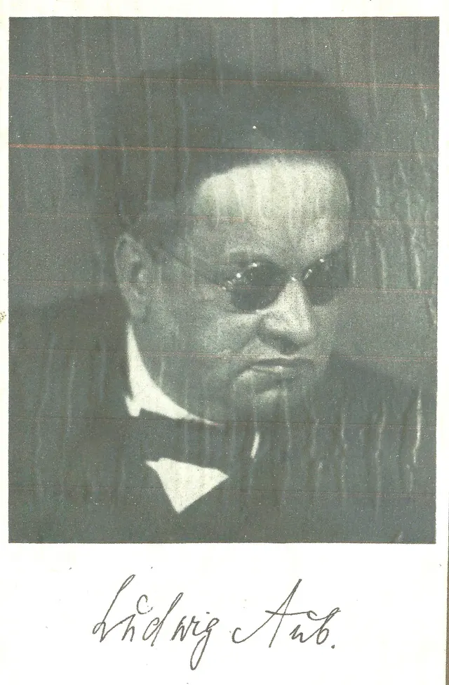 Porträt von Ludwig Aub (Peter Muz)